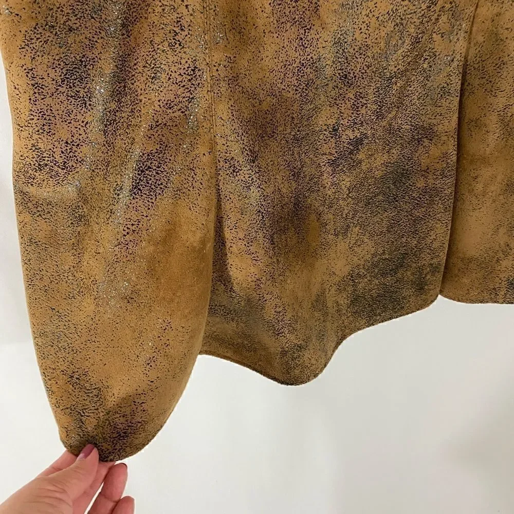 NWT Ranch Wear Faux Leather Skirt